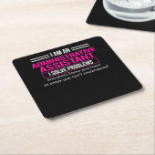 Advertentiedag Vierkante Kartonnen Onderzetter (Schuin)