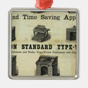 Advertenties met Guide-kaart Metalen Ornament