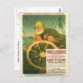 adverteren Franse spoorwegen Briefkaart (Voorkant / Achterkant)