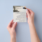 Adverteren grijze verf, verf en decorator flyer (Hand)