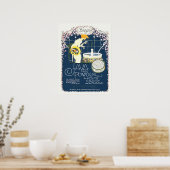  Adverteren Java Face Beauty Powder Poster (Keuken)