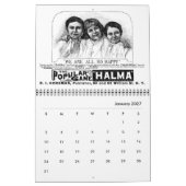  adverteren kalender in zwart-wit (Jan 2027)