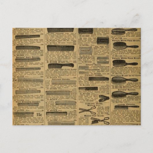  Adverteren krant Beauty Briefkaart (Voorkant)