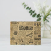  Adverteren krantenspeelgoed Briefkaart (Staand voorkant)