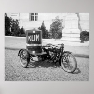 Adverteren motorfiets, 1921 poster