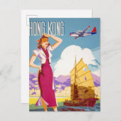  Adverteren Northwest Airlines-Poster Briefkaart (Voorkant / Achterkant)