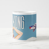 Adverteren Northwest Airlines-Poster Extra Grote Beker (Voorkant)