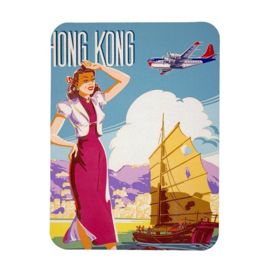 Adverteren Northwest Airlines-Poster Magneet (Verticaal)