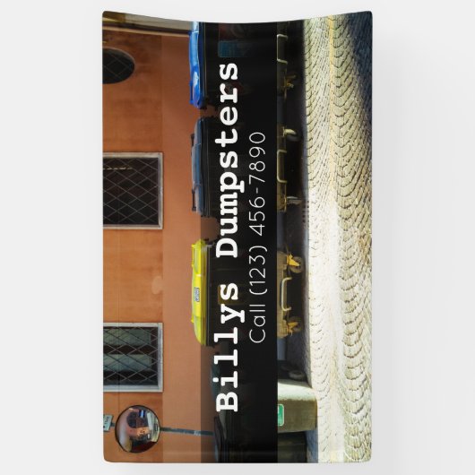 Adverteren over Rental Business Spandoek (Verticaal)