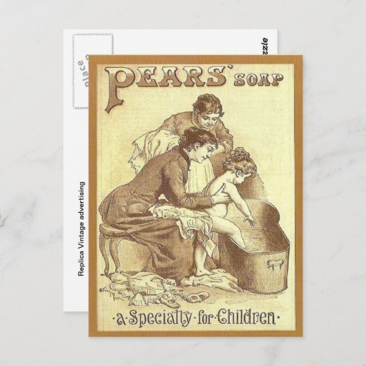 adverteren perensap briefkaart (Voorkant / Achterkant)