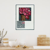  Adverteren Poster: Rozen - Ludwig Hohlwein Poster (Keuken)