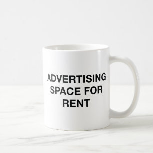 Adverteren ruimte voor huur koffiemok