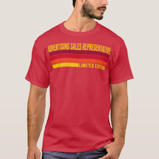 Adverteren vertegenwoordiger t-shirt