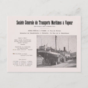 Advertisatie Algerije Shipping Company Briefkaart