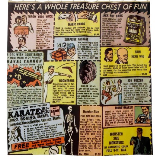 Advertisatie postorder douchegordijn (Voorkant)