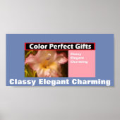 Advertisement Classy Elegant Charming Poster (Voorkant)