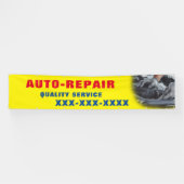 Advertisement van winkel voor reparatie van auto's spandoek (Horizontaal)