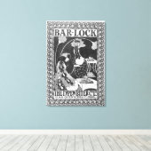 Advertisement voor borden-Lock-schrijfmachines, c. Canvas Afdruk (Insitu (Houten vloer))