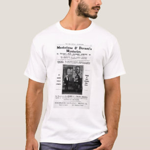 Advertisement voor de mysteries van Maskelyne & De T-shirt