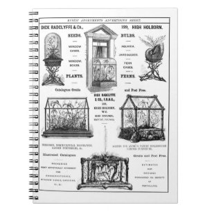 Advertisement voor "Dick Radclyffe & Co." Rustisch Notitieboek