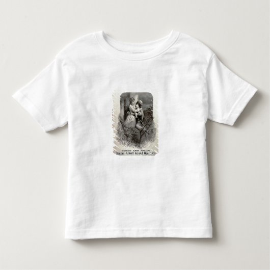 Advertisement voor "Romeo and Juliet", beginnend E Kinder Shirts (Voorkant)