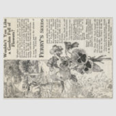 Advertisement voor Victoriaans wervels van Era Fer Tissuepapier (Voorkant)