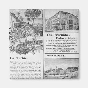 Advertisements for La Turbie Restaurant Magneet