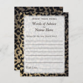 Advice Kaart | Lopard Glitter (Voorkant / Achterkant)