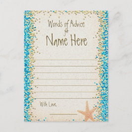 Advice Kaart | Ocean Confetti