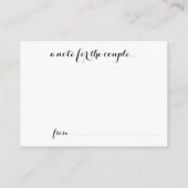 Advice & wishes Weddenschappen | Chalkboard Advieskaart (Achterkant)