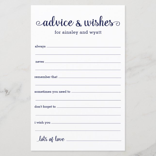 Advies en Wensen (Voorkant)