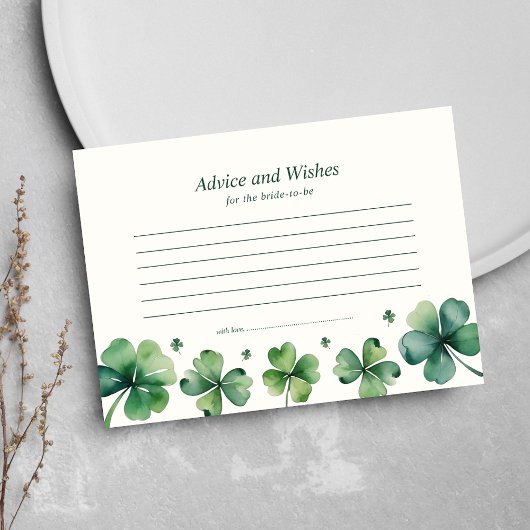 Advies en wensen Lucky in Love Vrijgezellenfeest Informatiekaartje