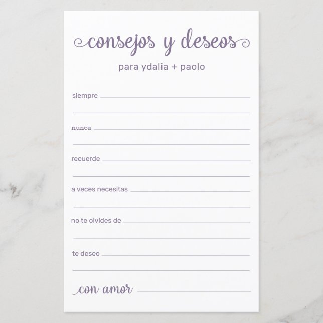 Advies en Wensen Spaans (Voorkant)