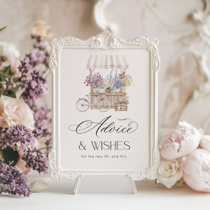Advies en wensen Vers Op de Markt Elegant Poster