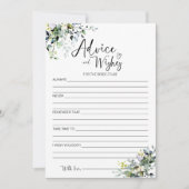 Advies en Wensen Voor de Bruid Kaart (Voorkant)