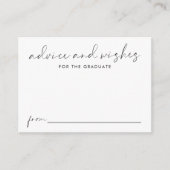 Advies en wensen voor het Afstuderen Afstuderen Informatiekaartje (Voorkant)