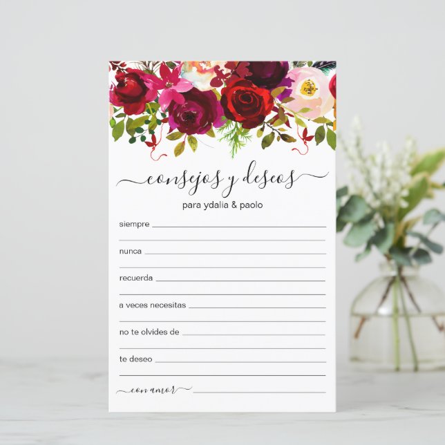 Advies en wenst Spaans (Staand voorkant)