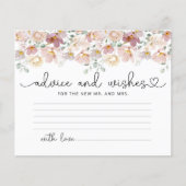 Advies en wenst vrijgezellenfeest-kaart voor wilde (Voorkant)