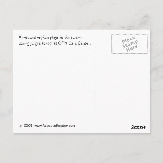 advies: Het leven is kort, leuk Briefkaart (Achterkant)