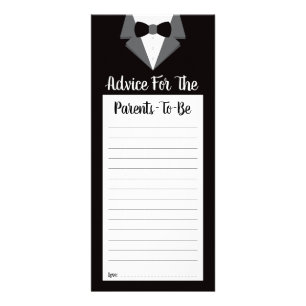 Advies Kaart voor Parents-To-Be, Baby shower