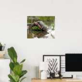 Advies van een alligatorPoster Poster (Thuiskantoor)