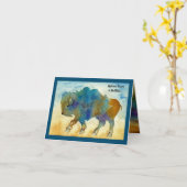 Advies van een Buffalo Kaart (Gele Bloem)