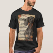 Advies van een Dachshund T-shirt (Voorkant)