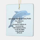 Advies van een Dolphin Acryl Ornament (Links)