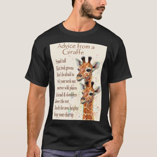 Advies van een Giraffe SKY Classic T-Shirt (Voorkant)