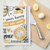 Advies van een Honeybee Theedoek (Quarter Fold)