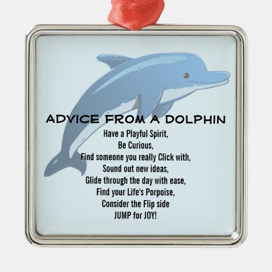 Advies van een Ornament Dolphin (Voorkant)
