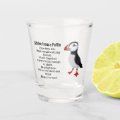 Advies van een Puffin Design Shot Glas (Voorkant)