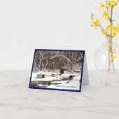 Advies van een sneeuwvlok kaart (Gele Bloem)