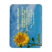 Advies van een zonnebloemontwerpmagneet magneet (Verticaal)